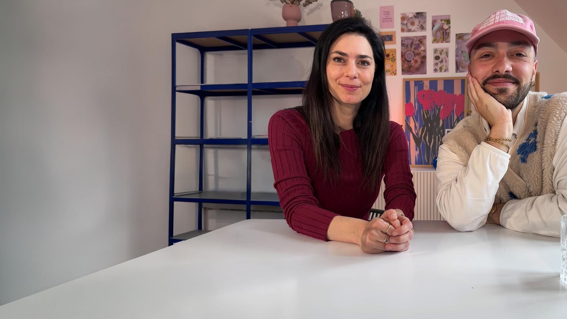 Arzt Mertcan Usluer und Moderatorin Dilek Üsük