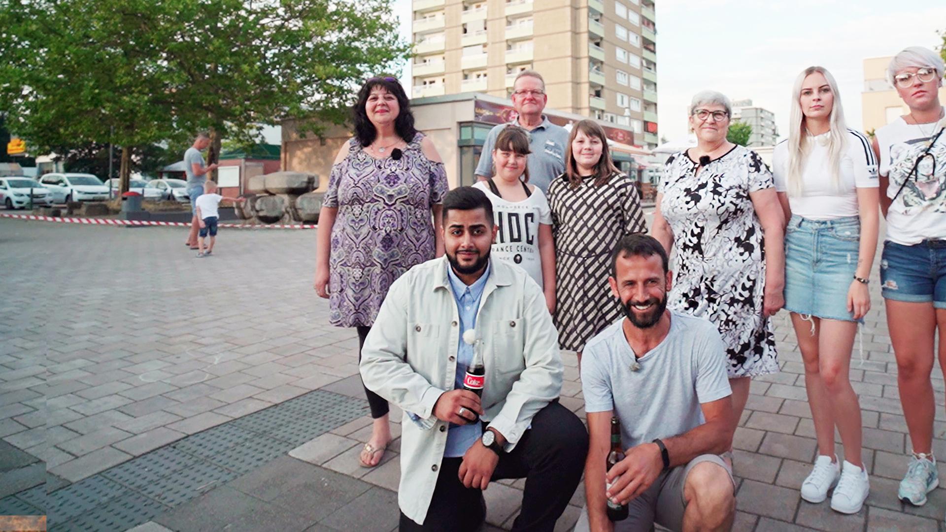 Aschenberg mit den Protagonisten