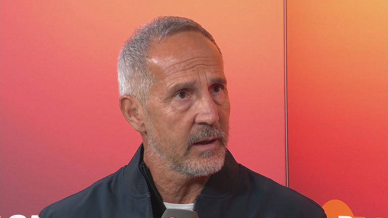 Frankfurts Trainer Adi Hütter im ZDF-Interview
