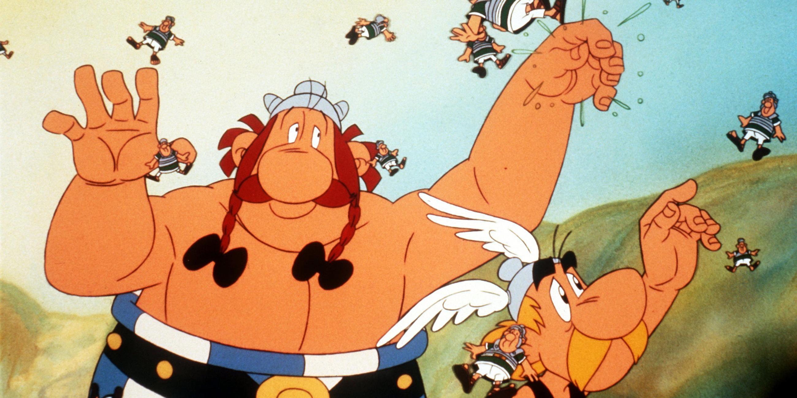 Archiv: Szene aus dem Weltbekannten Comicstreifen "Asterix und Obelix".