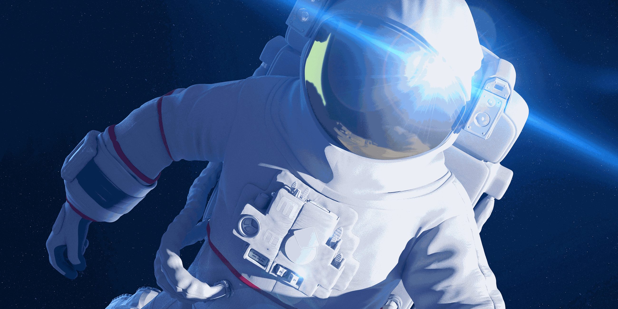Astronaut im Weltraum