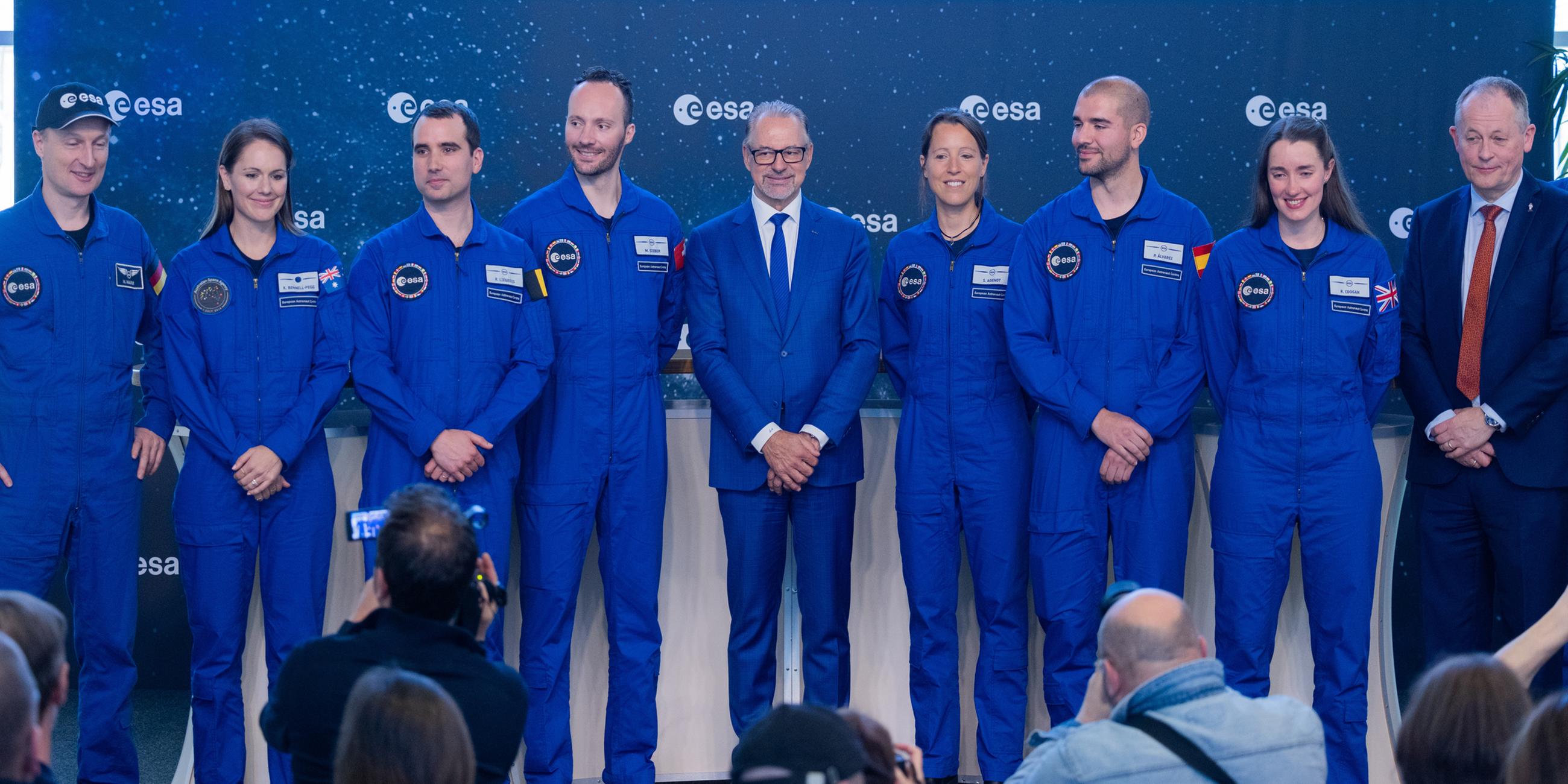 Angehenden Astronautinnen und Astronauten der ESA