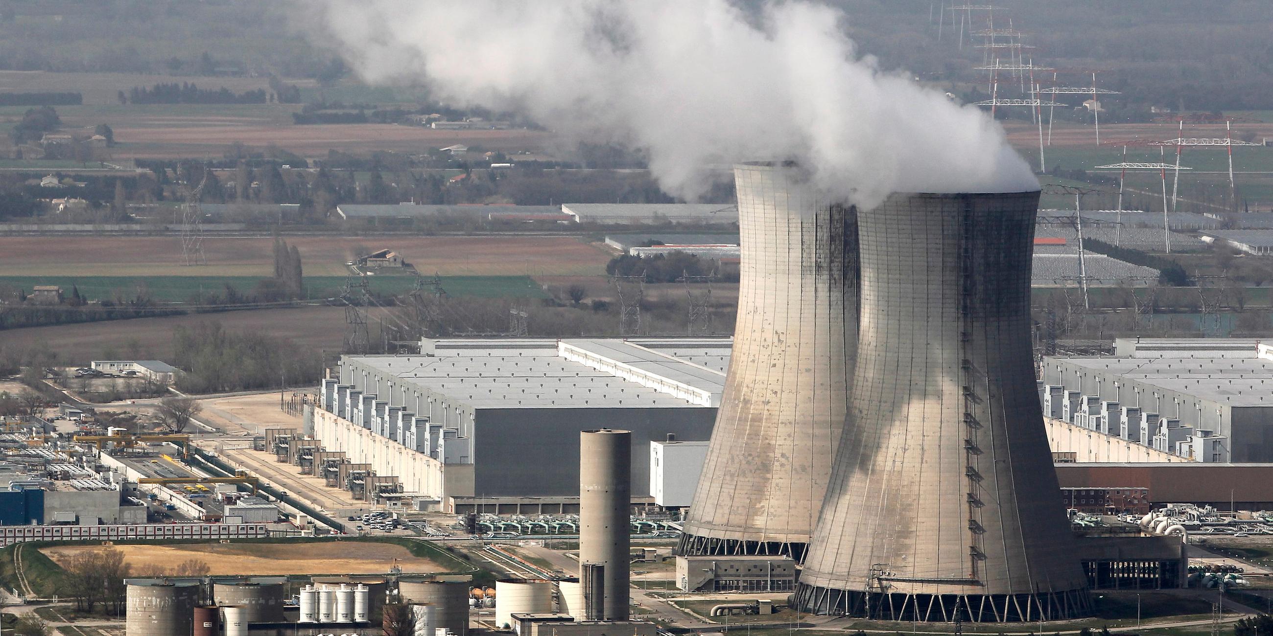 Das französische Atomkraftwerk Tricastin