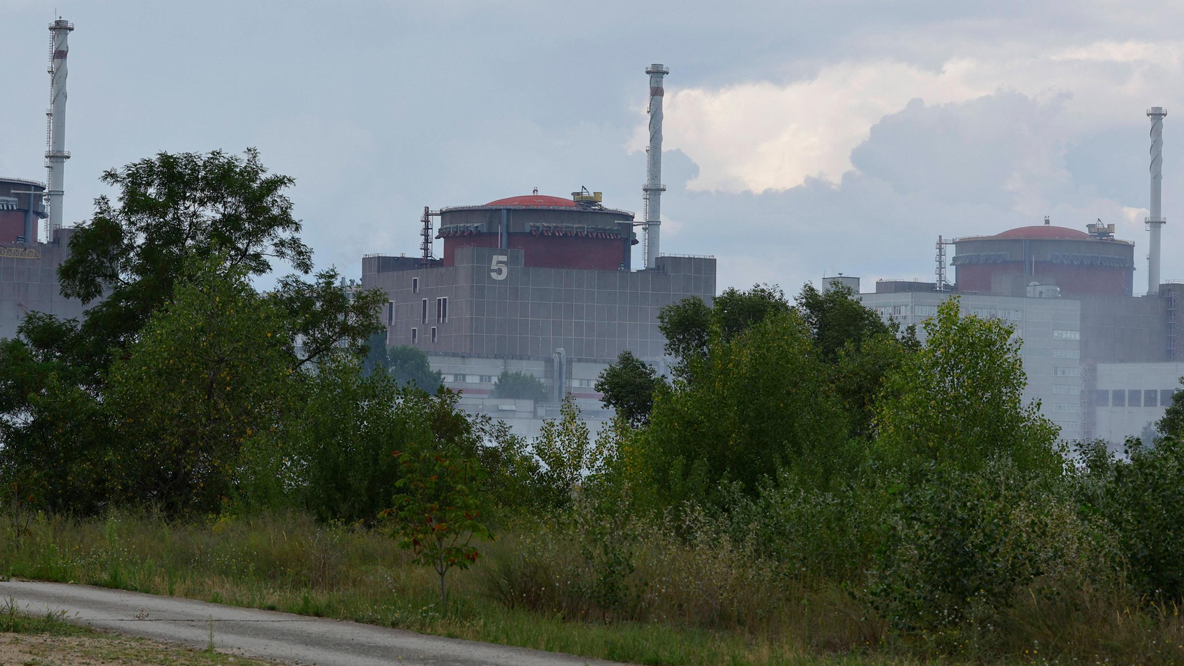 Atomkraftwerk Saporischschja am 04.08.2022