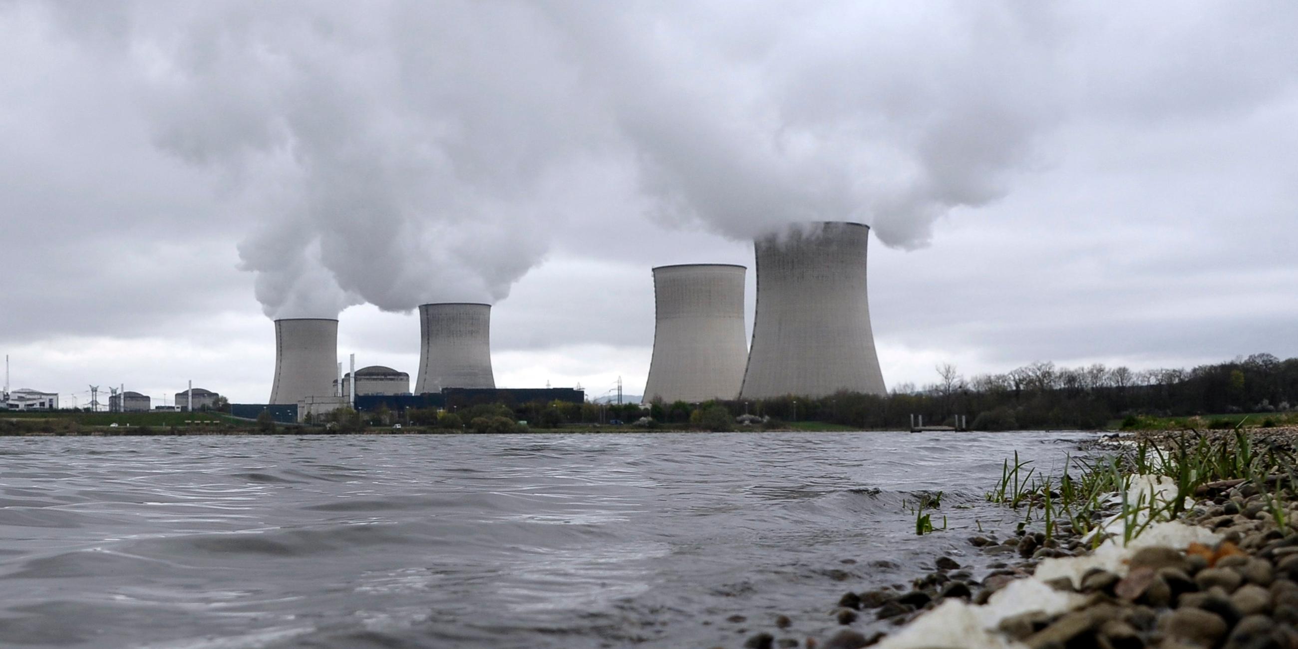 Atomkraftwerk in Cattenom, Frankreich