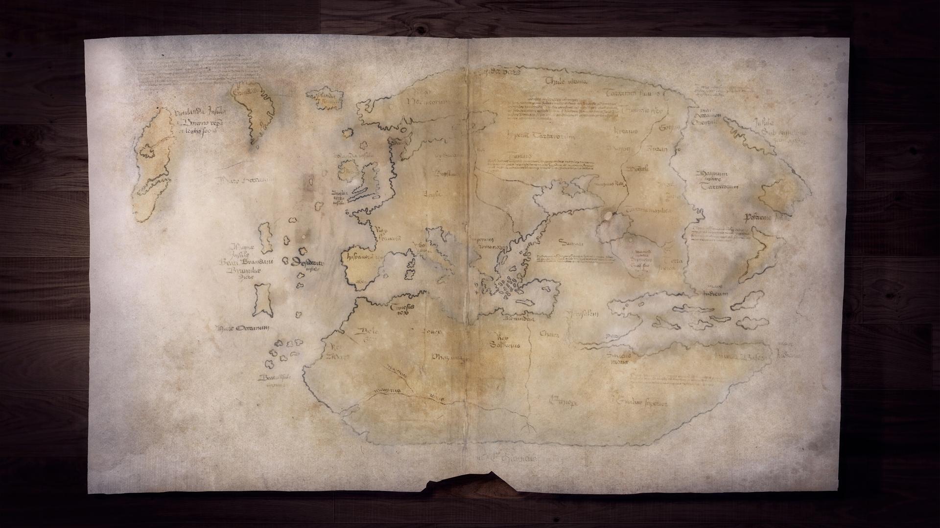 "Aufgedeckt - Rätsel der Geschichte: Die Karte der Wikinger": Aufnahme einer Wikingerkarte.