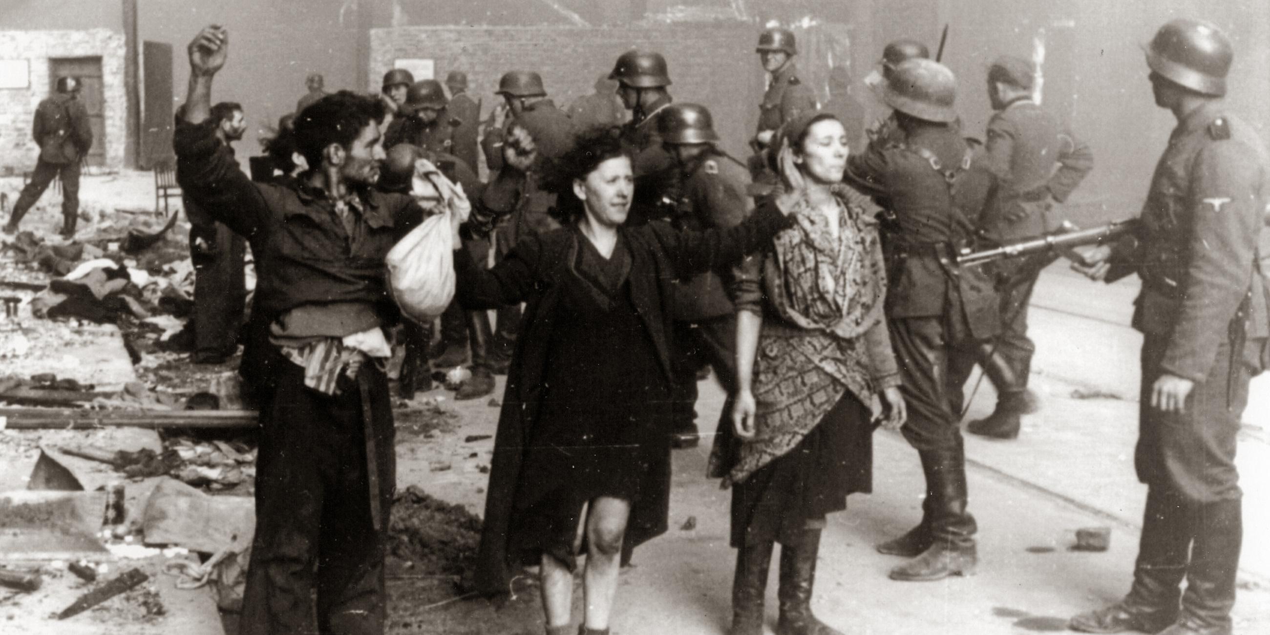 Gefangene des Aufstands im Warschauer Ghetto (1943)