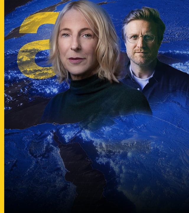 Internationale Sonderkorrespondentin des ZDF, Katrin Eigendorf, und der Dokumentarfilmer und Grimme-Preisträger Carl Gierstorfer