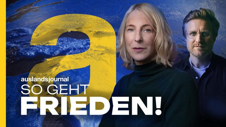 Internationale Sonderkorrespondentin des ZDF, Katrin Eigendorf, und der Dokumentarfilmer und Grimme-Preisträger Carl Gierstorfer