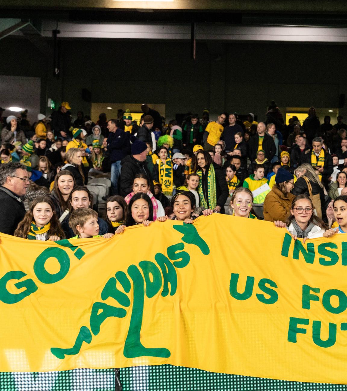 Fans der Matildas im Stadion