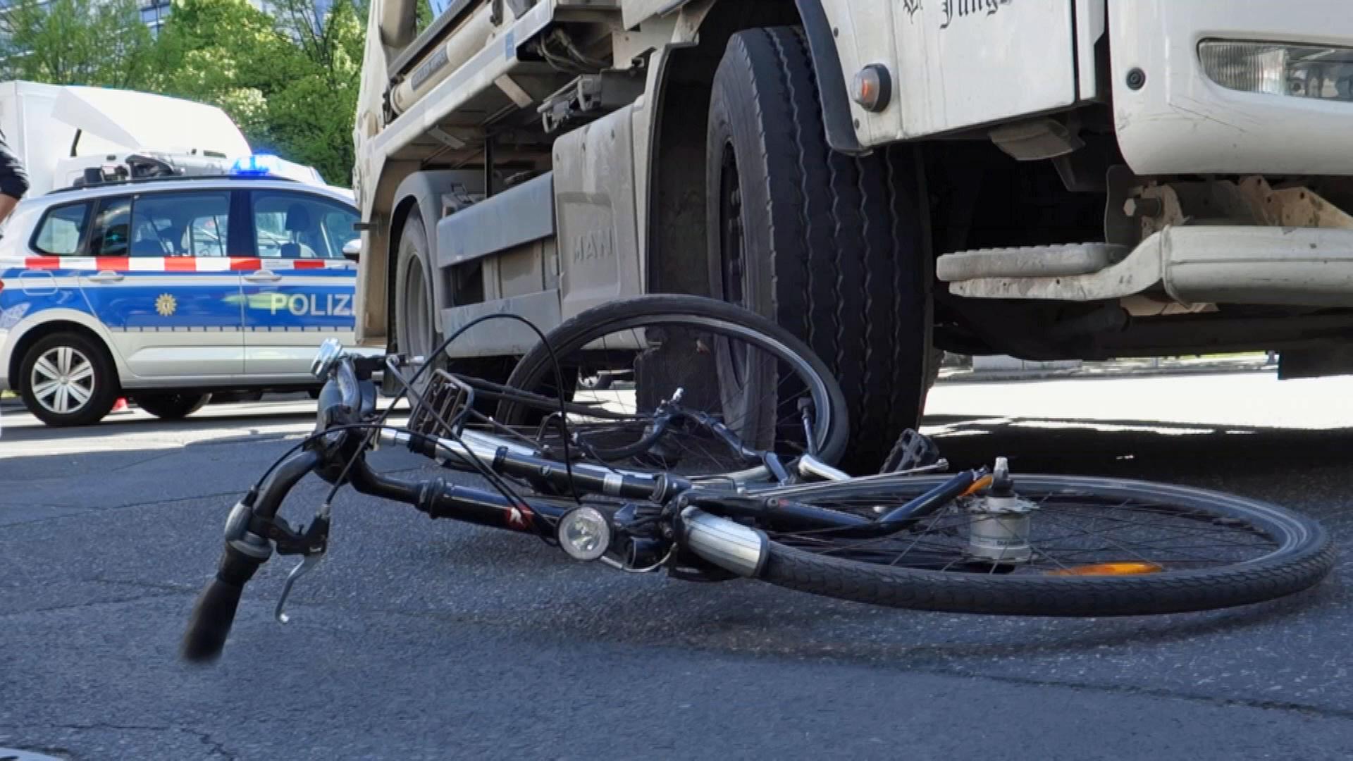 Lkw-Fahrrad-Unfall