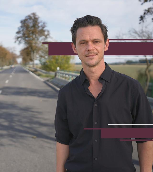 Jo Schück am Rande der B1