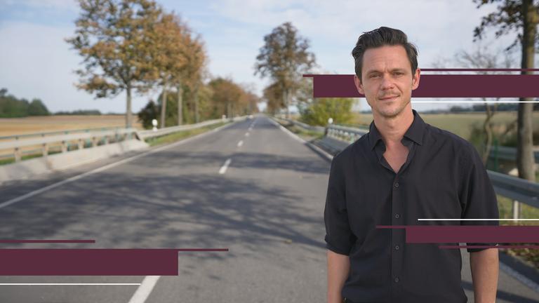 Jo Schück am Rande der B1
