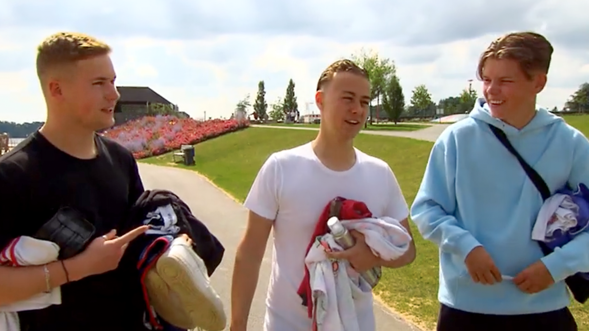 Mark, Jeppe und Alex