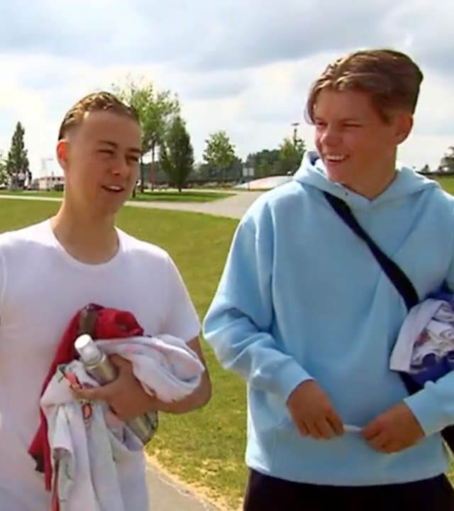 Mark, Jeppe und Alex