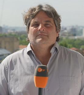 ZDF-Reporter Dara Hassanzadeh aus Kiew