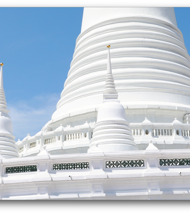 Weißer Tempel in Bangkok