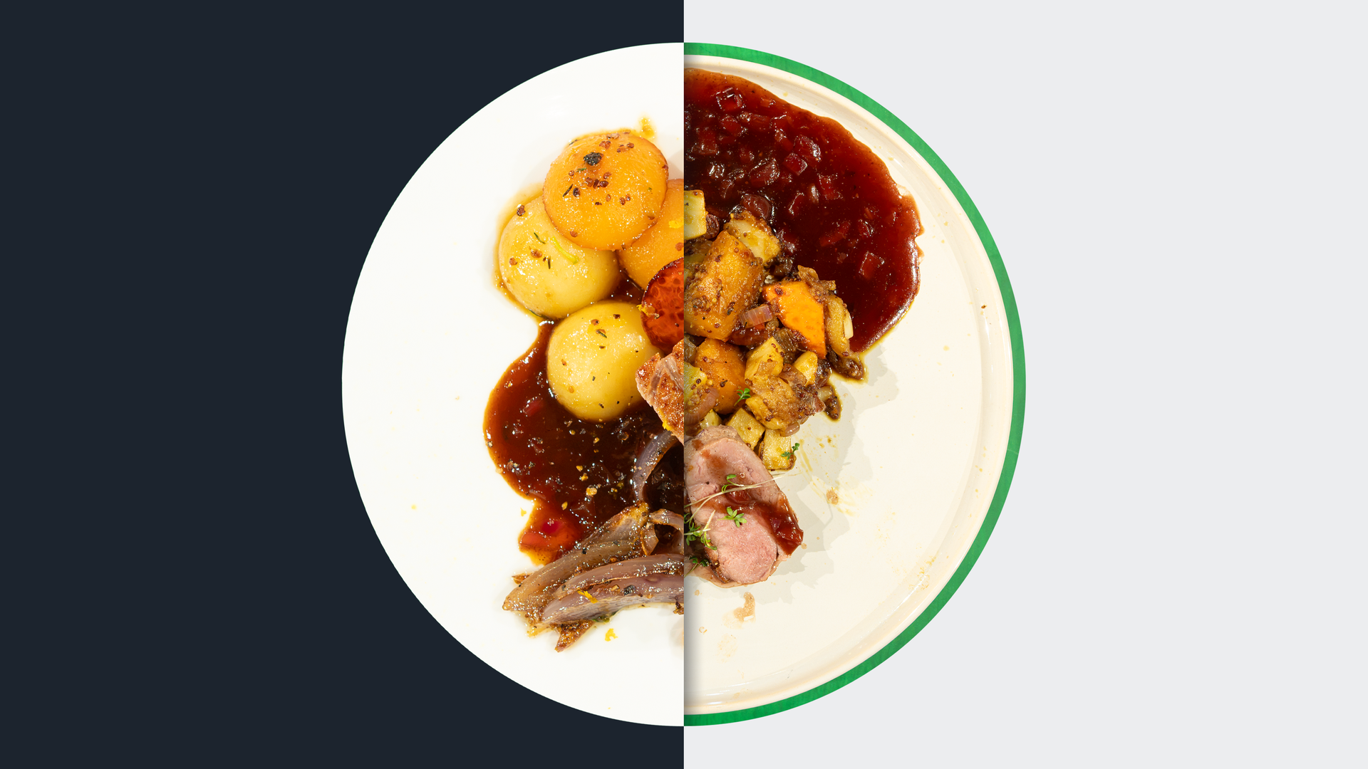 Barbarie-Entenbrust mit Kürbis-„Gulasch“
