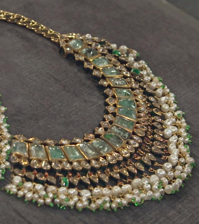 Opulenter Kundan-Schmuck aus Indien.