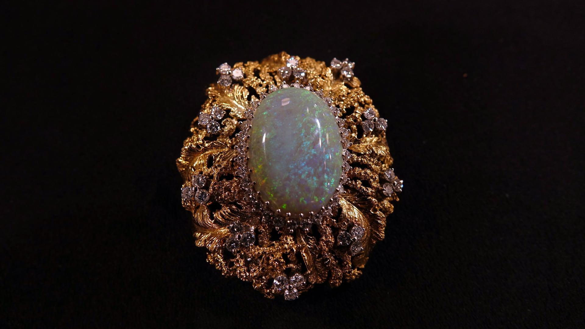 Brosche aus 750er Gold