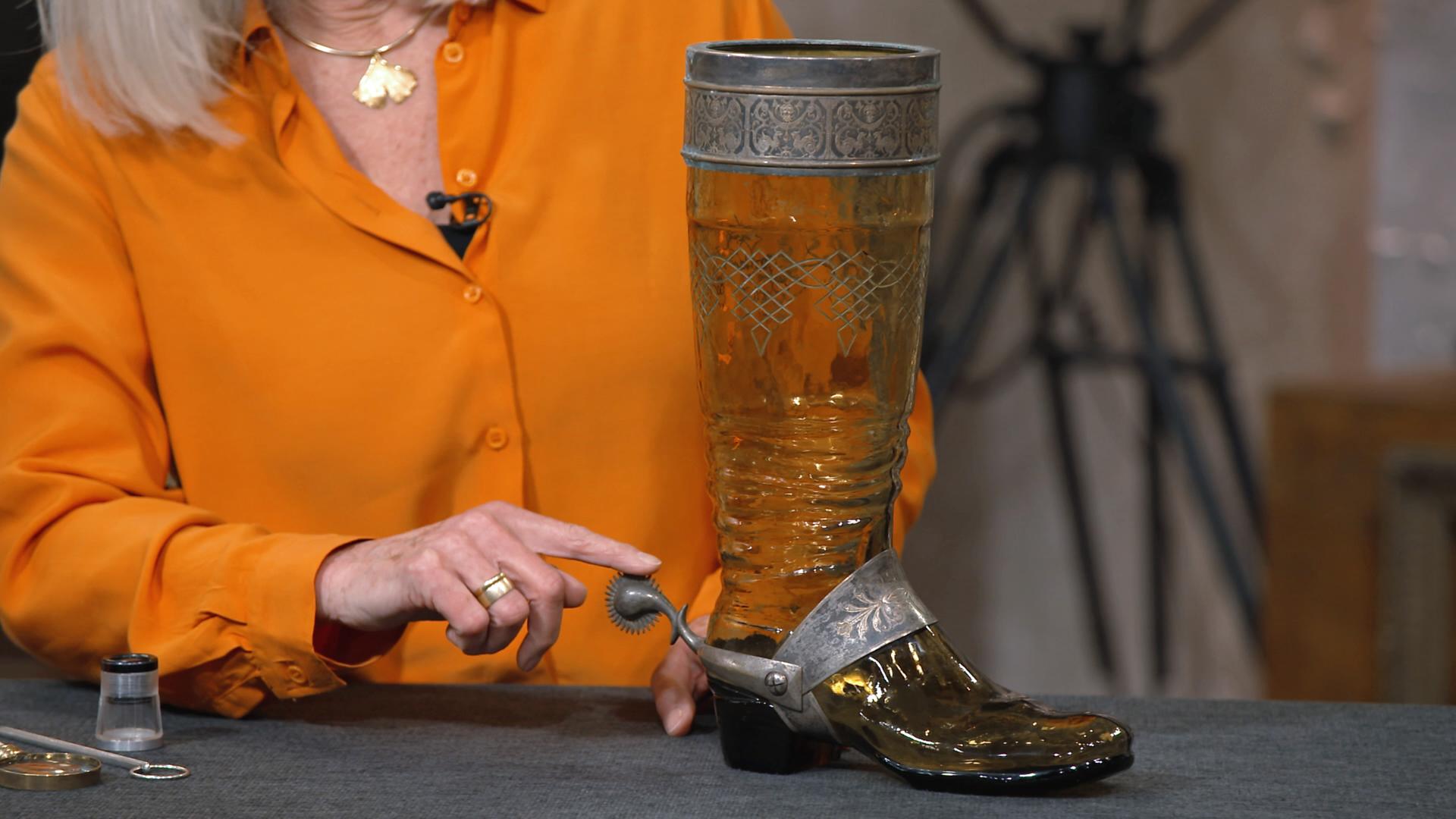 Ein Trinkstiefel aus der Zeit der Jahrhundertwende 