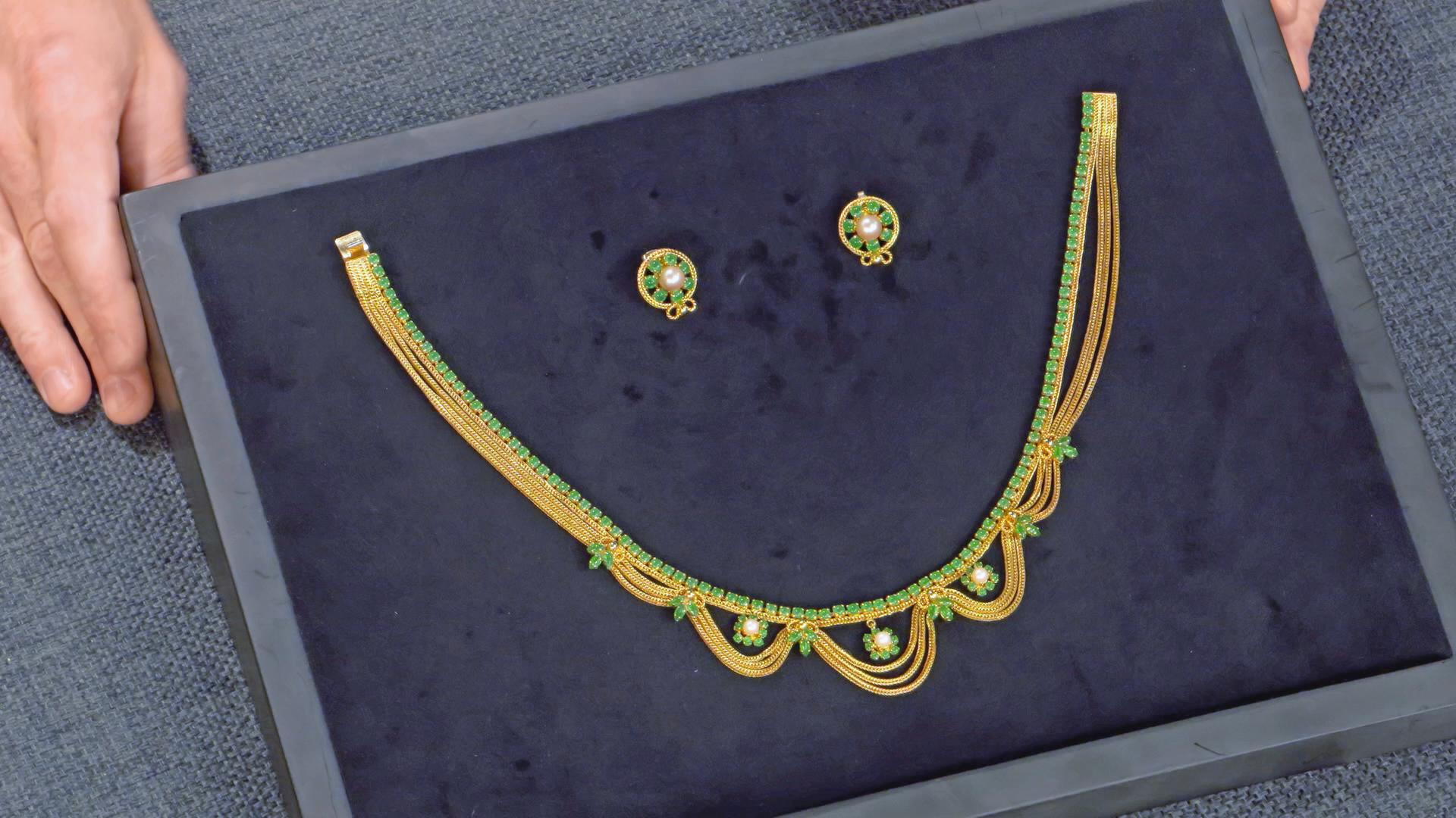 Ein Schmuckset aus dem Jahr 1965 von Christian Dior