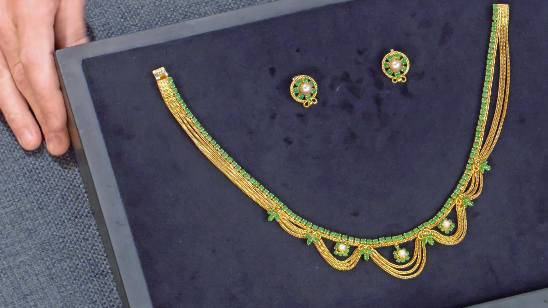 Ein Schmuckset aus dem Jahr 1965 von Christian Dior