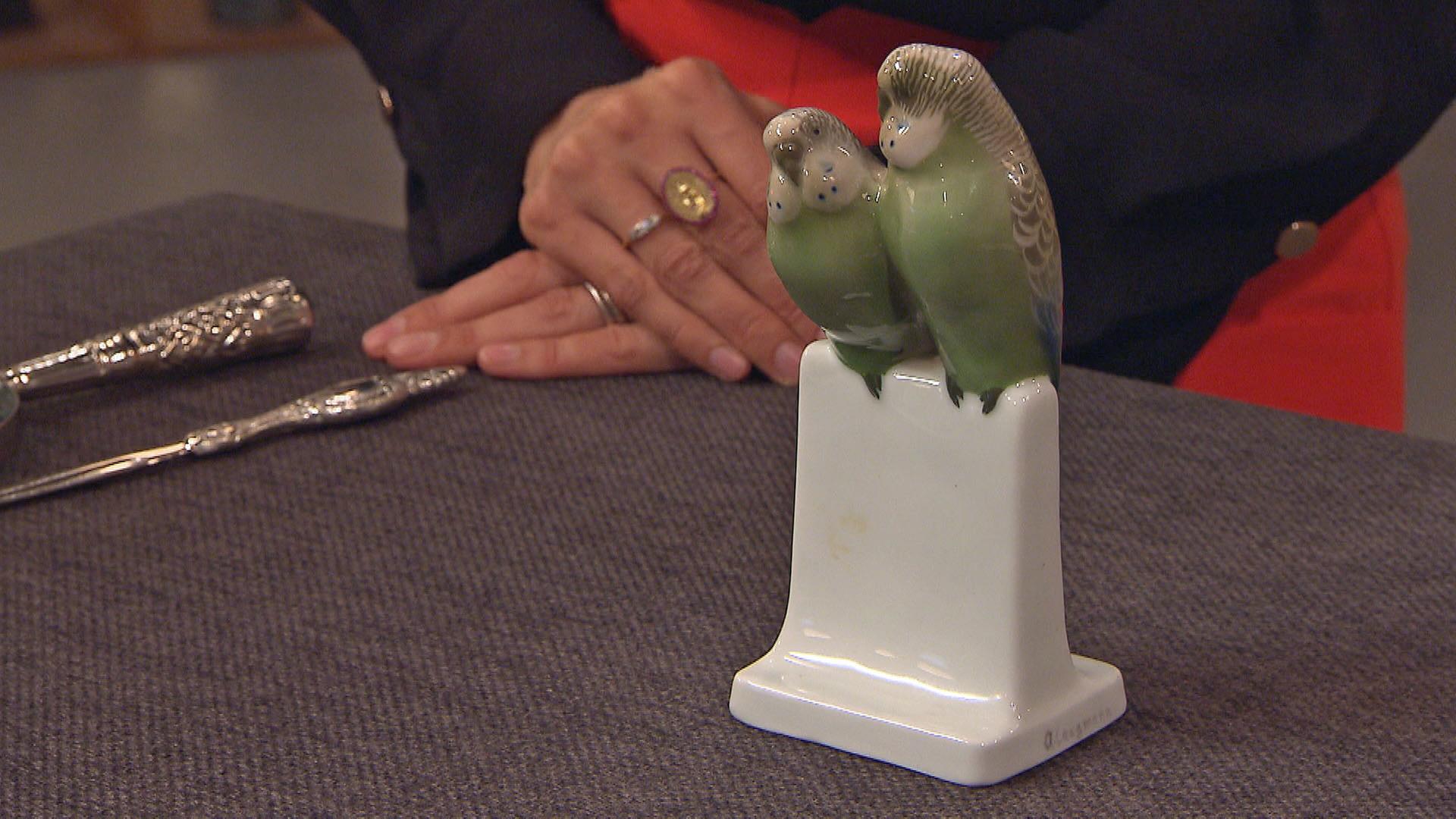 Porzellan-Wellensittiche von Rosenthal