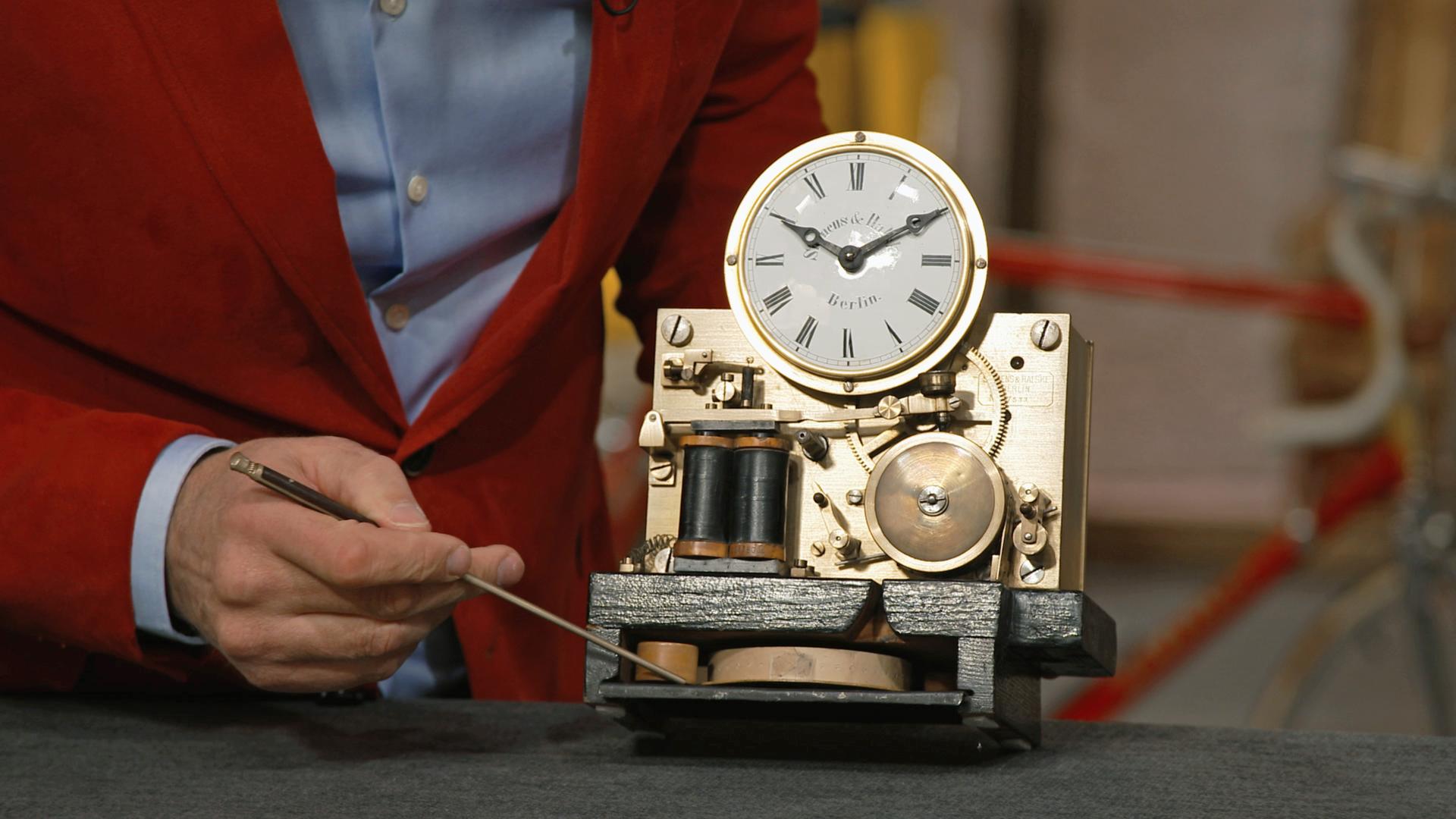 Ein antiker Zeitsignalgeber