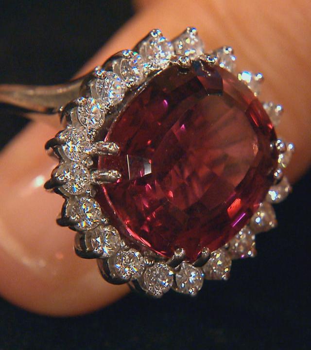 Rhodolit-Damenring