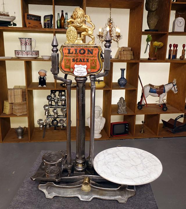 Englische Fleischwaage