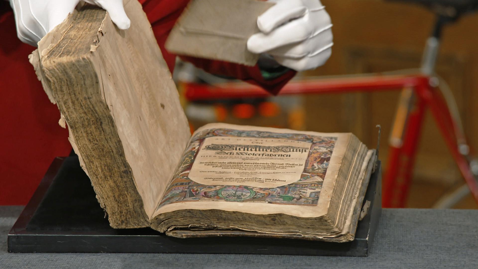 Ein 400 Jahre altes Buch über Kräuter 