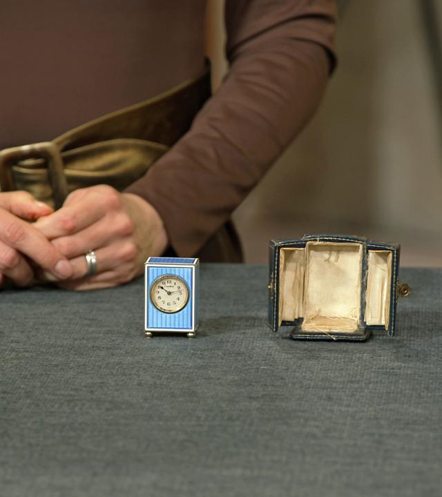 Eine Reise-Uhr von Cartier