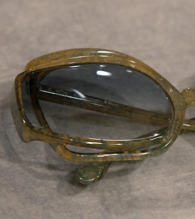 Eine Sonnenbrille aus den 1970er-Jahren von Christian Dior
