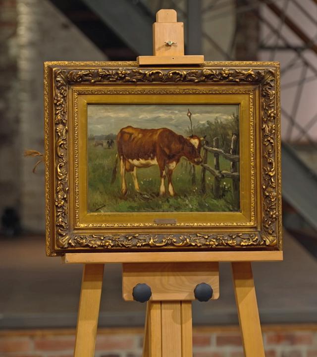 Ein Kuhgemälde von Anton Mauve