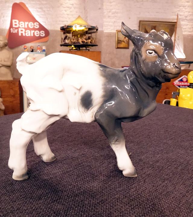 Zicklein aus Porzellan.