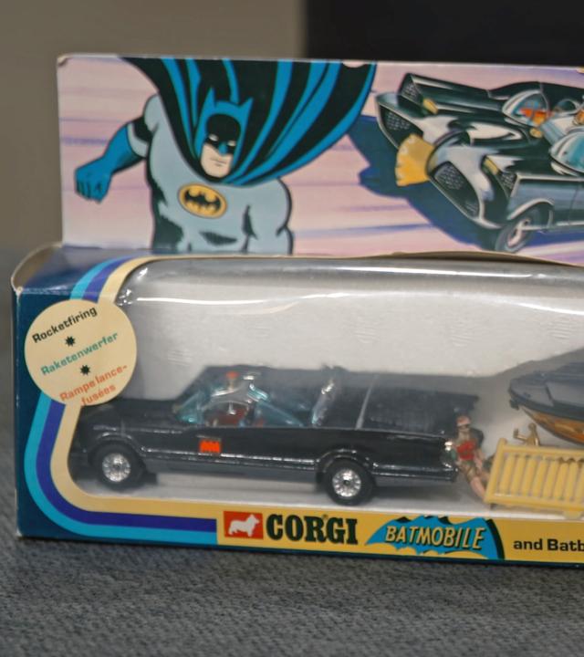 Ein Batmobil als Spielzeug aus den 1970er-Jahren