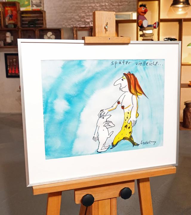 Aquarell von Udo Lindenberg