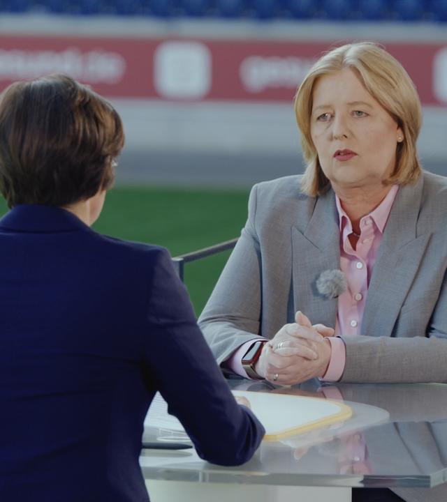 Bärbel Bas im Sommerinterview mit Diana Zimmermann.