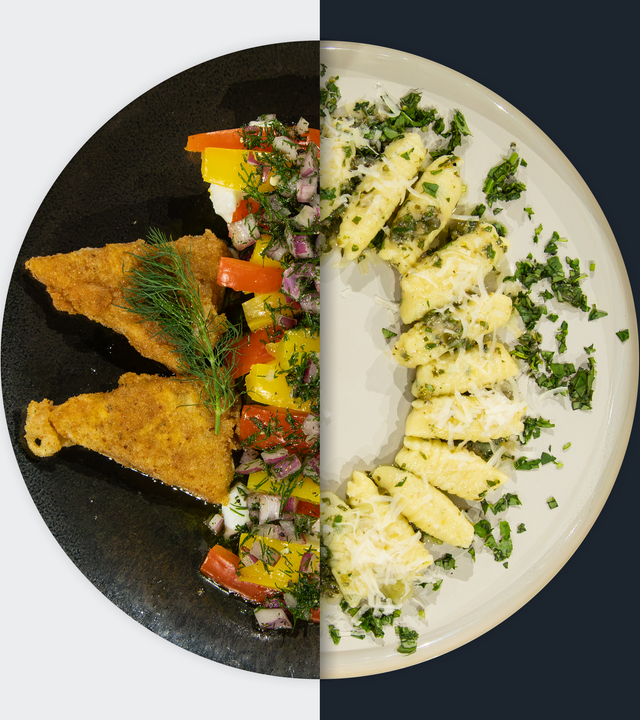 Baskische Paprika-Eier vs. Mediterrane Gnocchi