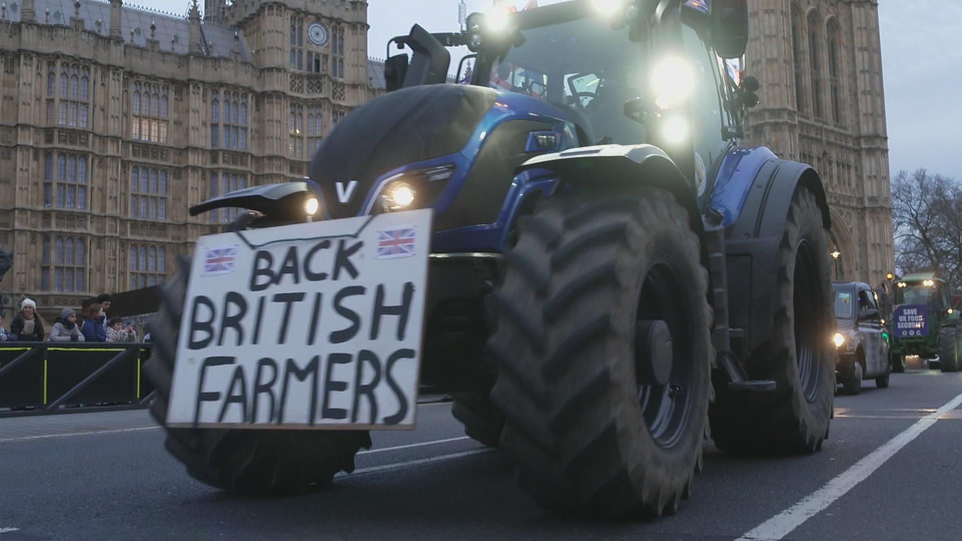 Bauernproteste in Großbritannien
