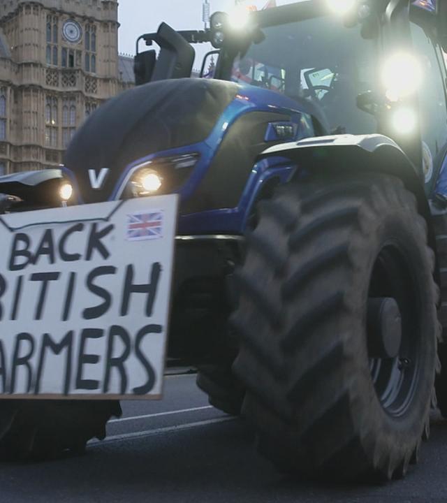 Bauernproteste in Großbritannien