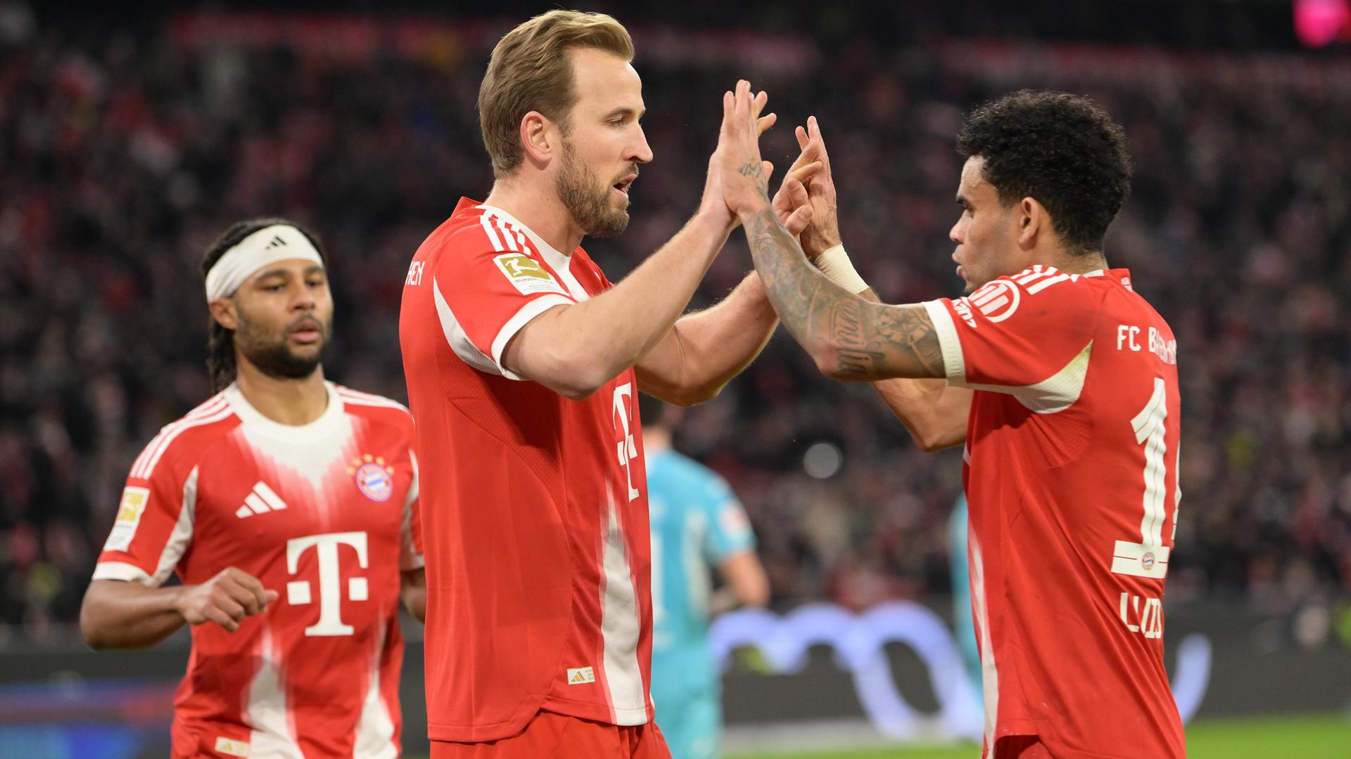 Harry Kane und Luis Diaz am 08.02.26