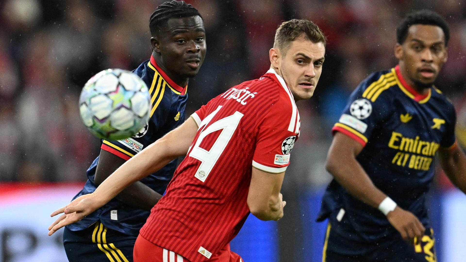 Fußball: FC Bayern - FC Arsenal.