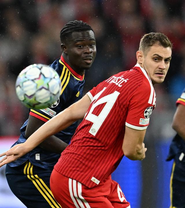Fußball: FC Bayern - FC Arsenal.