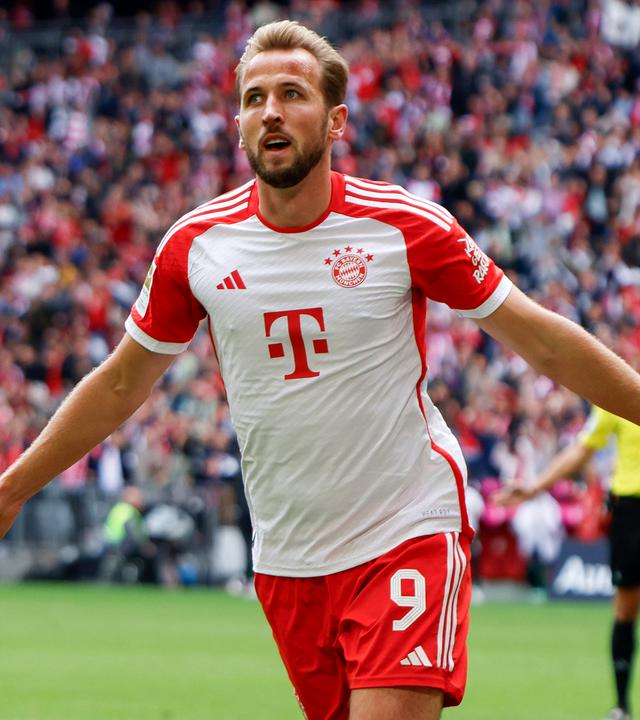 Bayerns Harry Kane beim Spiel gegen Bochum am 23.09.2023.