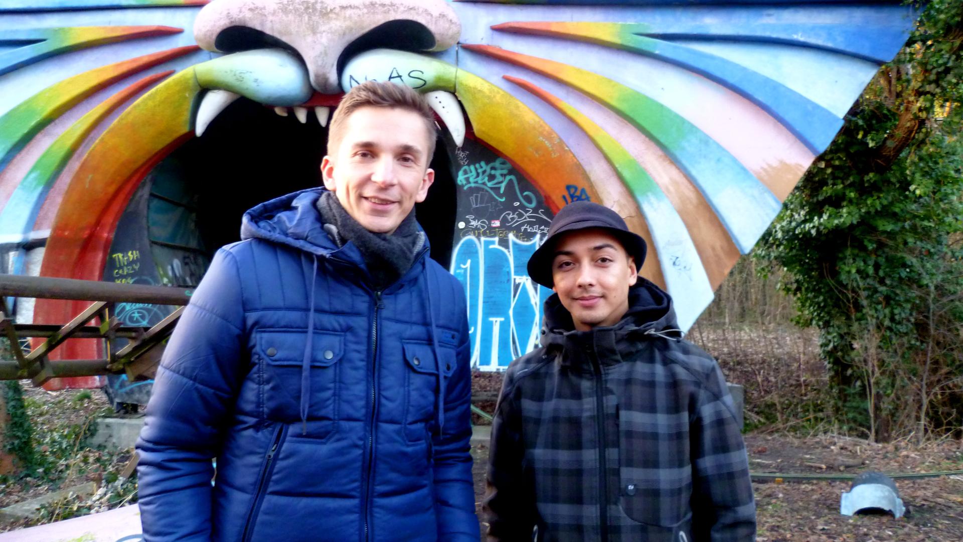 Eric und Beatboxer Robeat