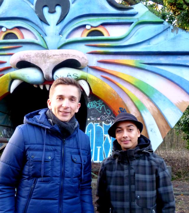 Eric und Beatboxer Robeat