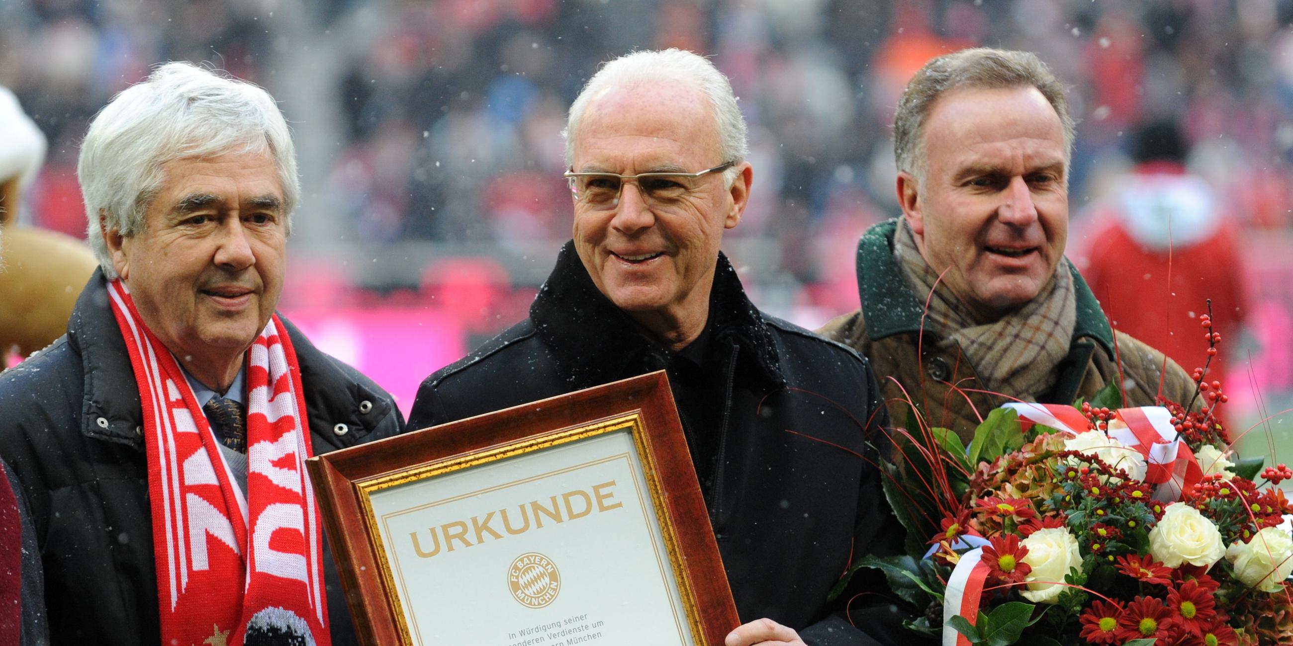 2009: Ehrenpräsident des FC Bayern