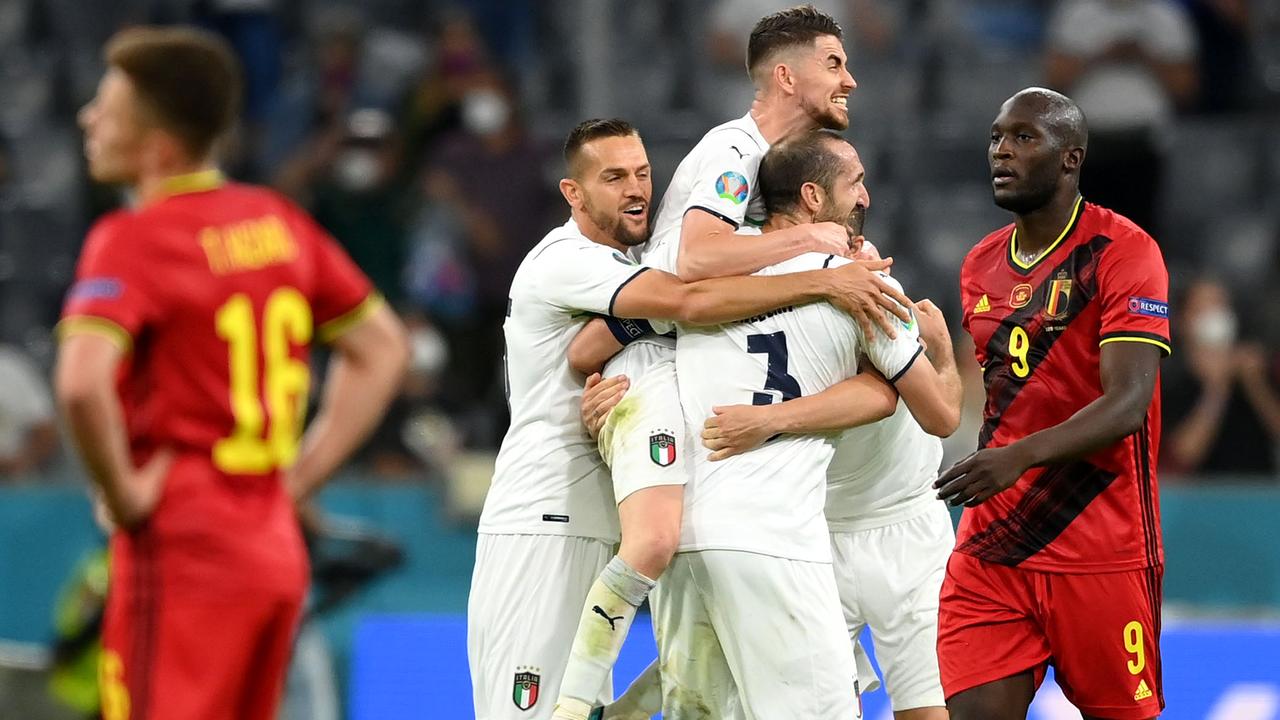 Fußball-EM 2020 Belgien - Italien 1:2 | Zusammenfassung ...